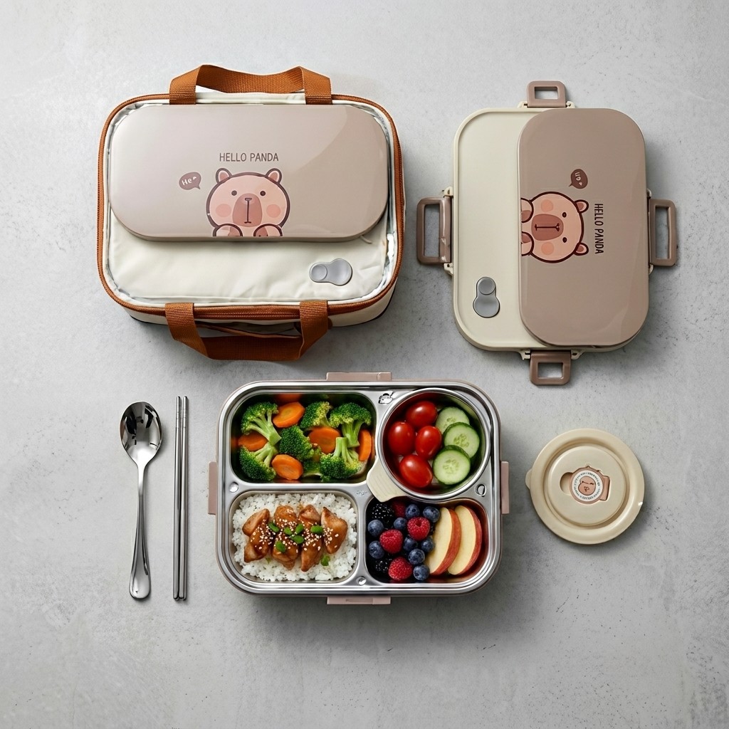 304 Stainless Steel Bento Lunc - Food Storage Drawer Organizer 评论和价格
