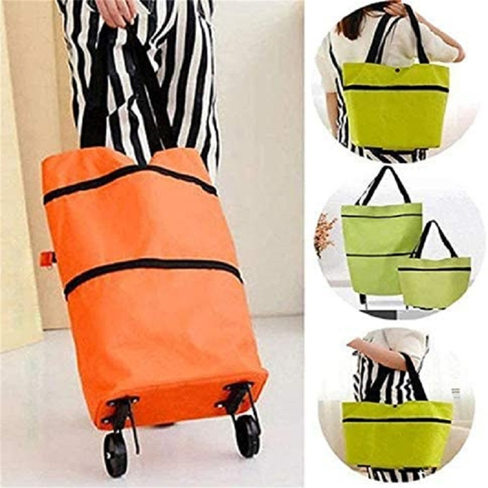 Foldable Shopping Trolley Bag  - Food Storage Order 评论和价格
