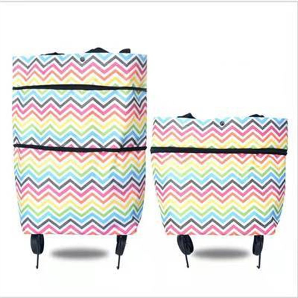 Foldable Shopping Trolley Bag  - Food Storage Order 评论和价格