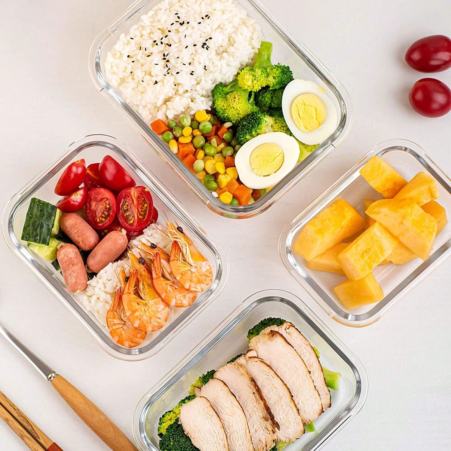 10 Pack Glass Meal Prep Contai - Food Storage Meal Prep 评论和价格