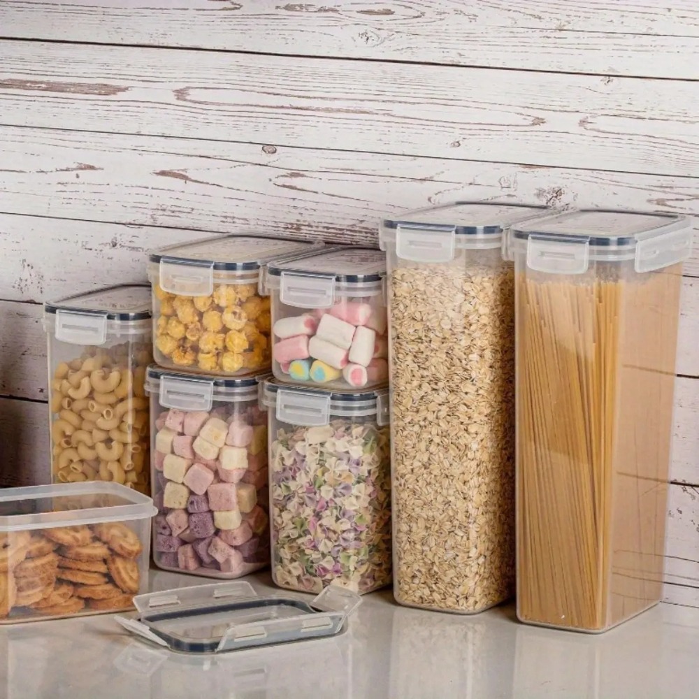 8PCS Airtight Food Storage Con - Food Storage Jar Labels 评论和价格