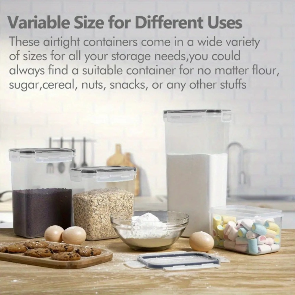 8PCS Airtight Food Storage Con - Food Storage Jar Labels 评论和价格
