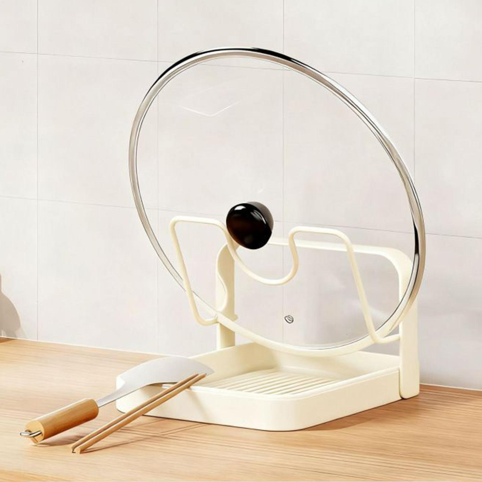 Pot Lid Organizer Anti-Slip Ki - Food Storage Room 评论和价格