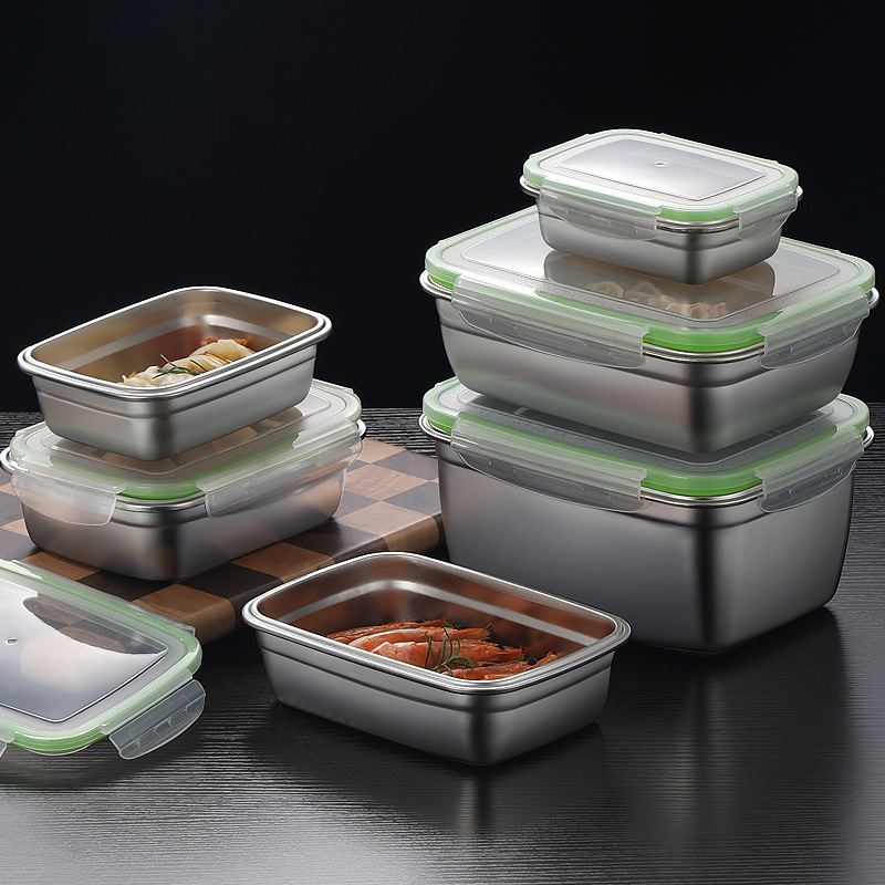 304 Stainless Steel Lunch Box  - Food Storage Order 评论和价格