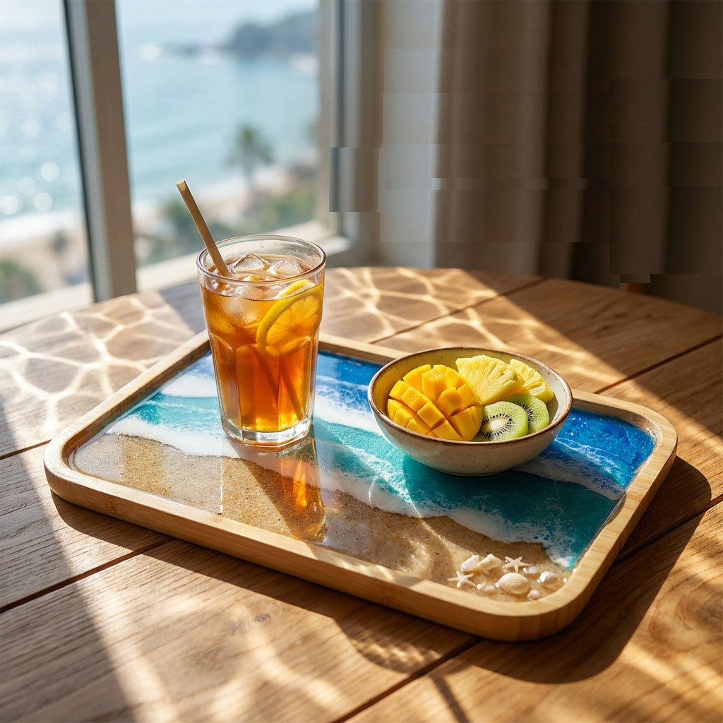 Epoxy Resin Ocean Art Decorati - Food Storage Room 评论和价格