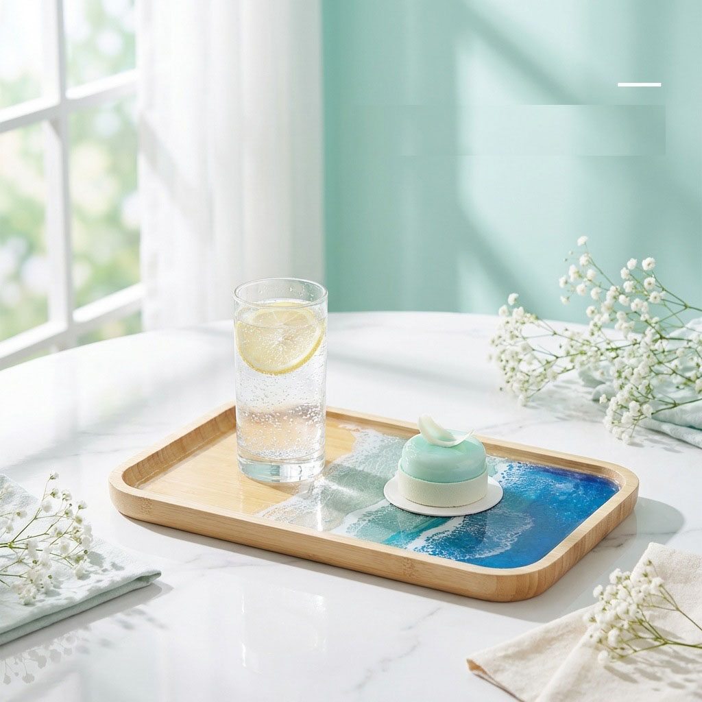 Epoxy Resin Ocean Art Decorati - Food Storage Room 评论和价格