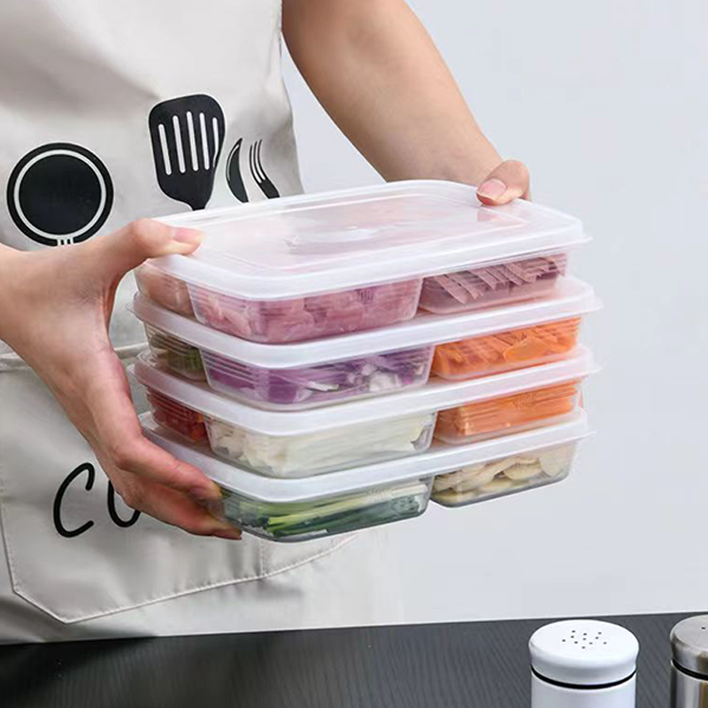 New【4 Grids Plastic Storage Bo - Food Storage Order 评论和价格