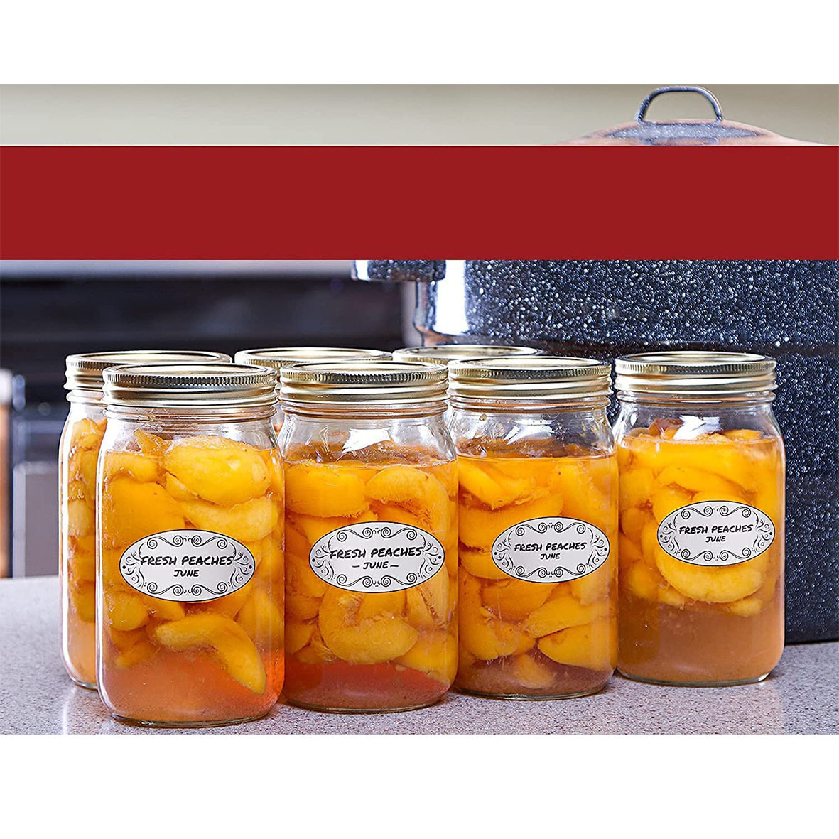150Pcs Oval Canning Labels for - Food Storage Jar Labels 评论和价格
