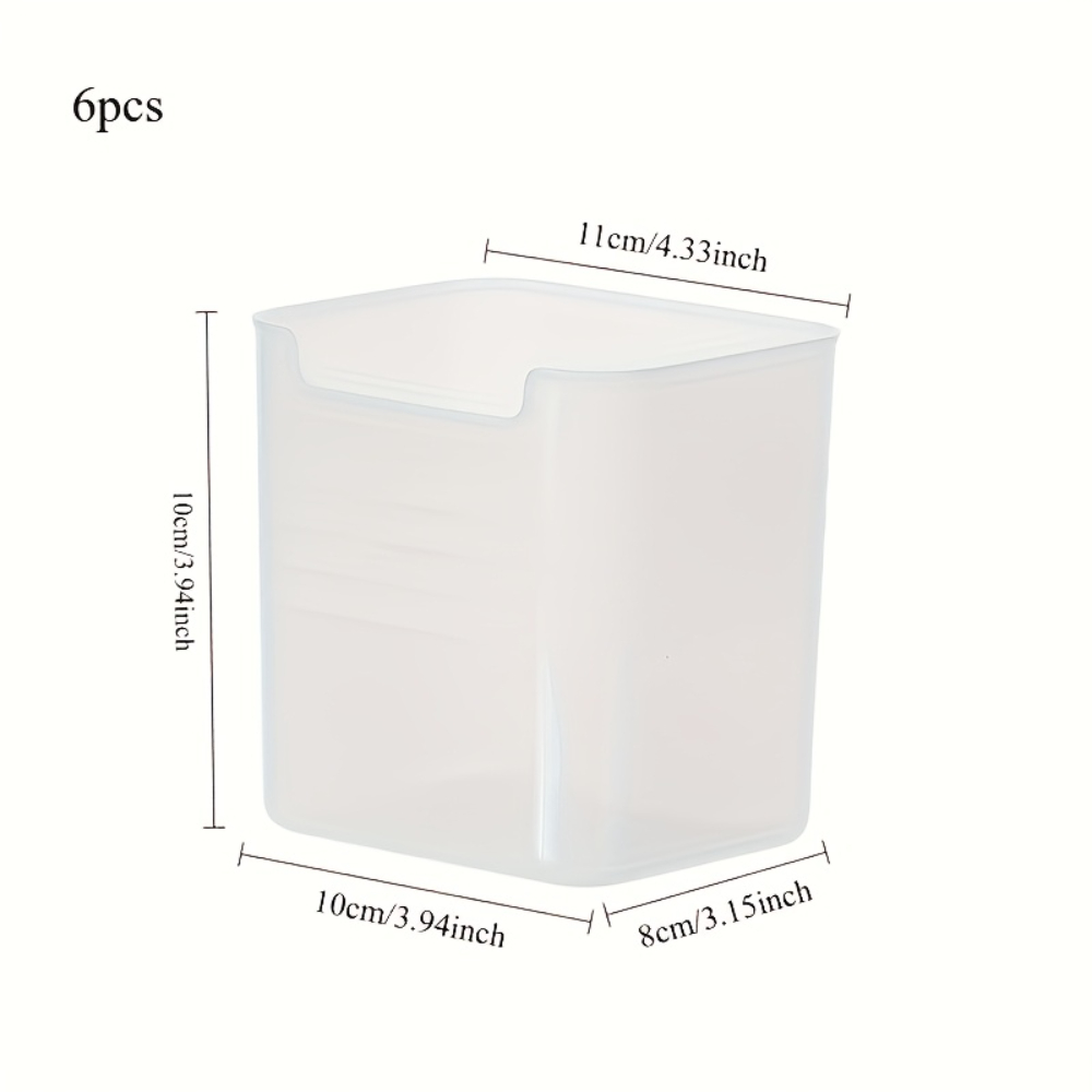 6Pcs Clear Refrigerator Storag - Food Storage Bins 评论和价格