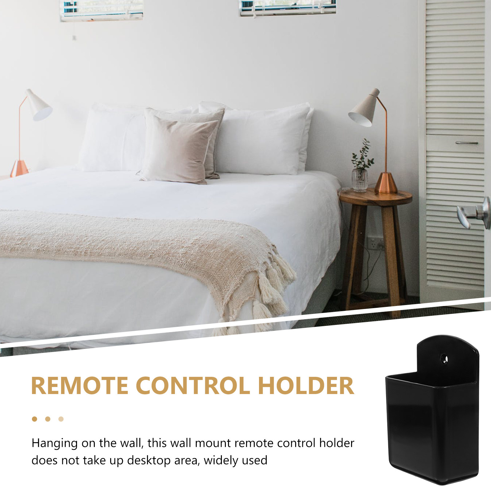 2Pcs Wall Mount Remote Control - Food Storage Home 评论和价格