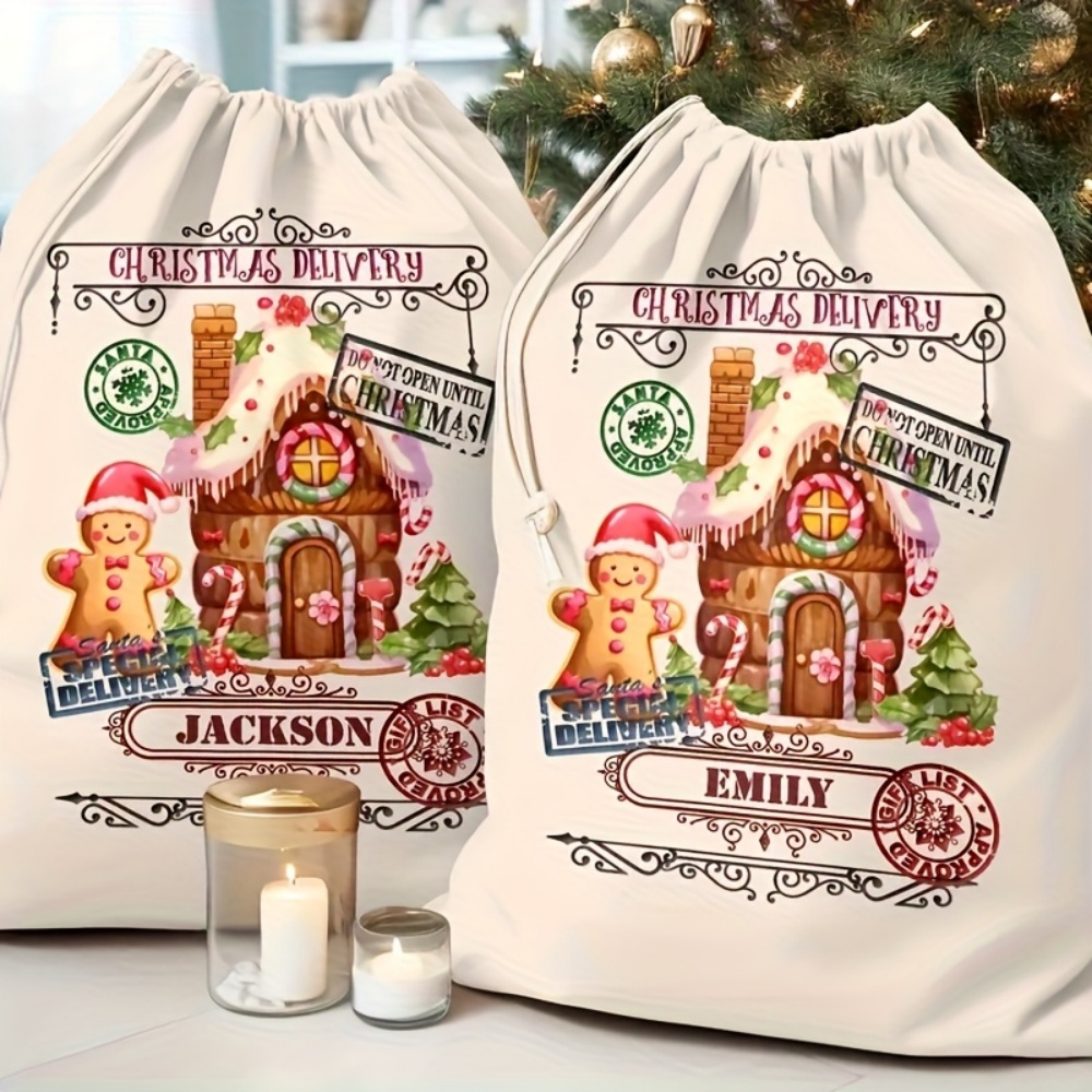 Custom Name Festive Gingerbrea - Zebra Food Storage 评论和价格
