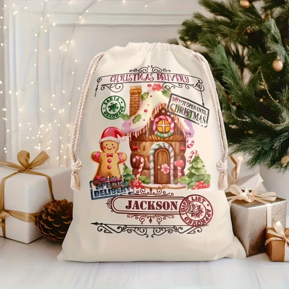 Custom Name Festive Gingerbrea - Zebra Food Storage 评论和价格