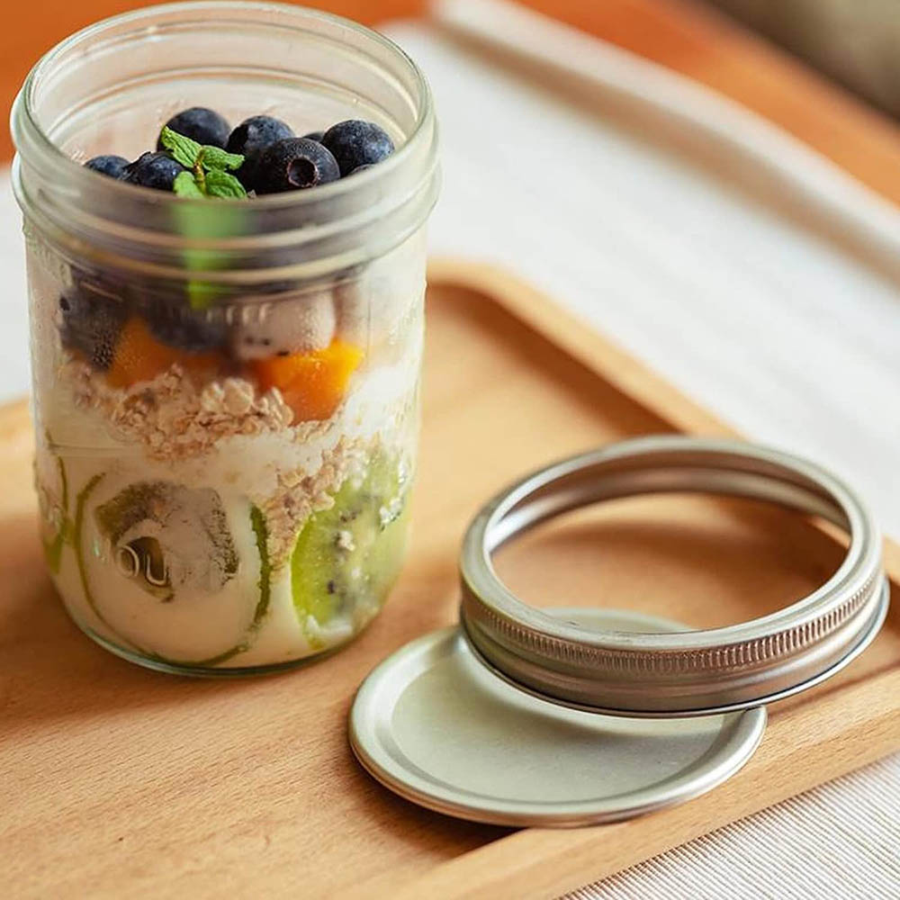 16oz Wide Mouth Mason Jars wit - Food Storage With Lids 评论和价格