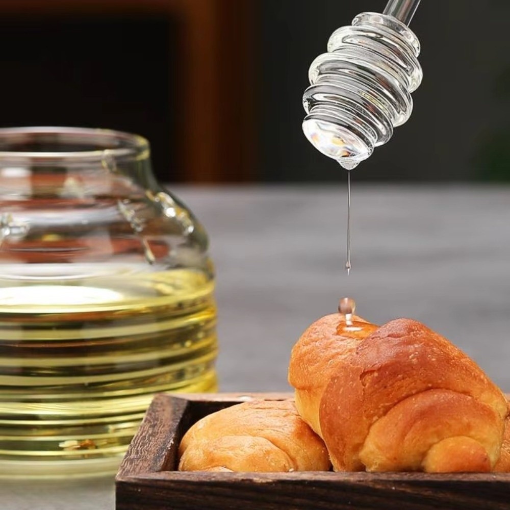 Transparent Glass Honeycomb Ta - Food Storage Glass Containers Large 评论和价格