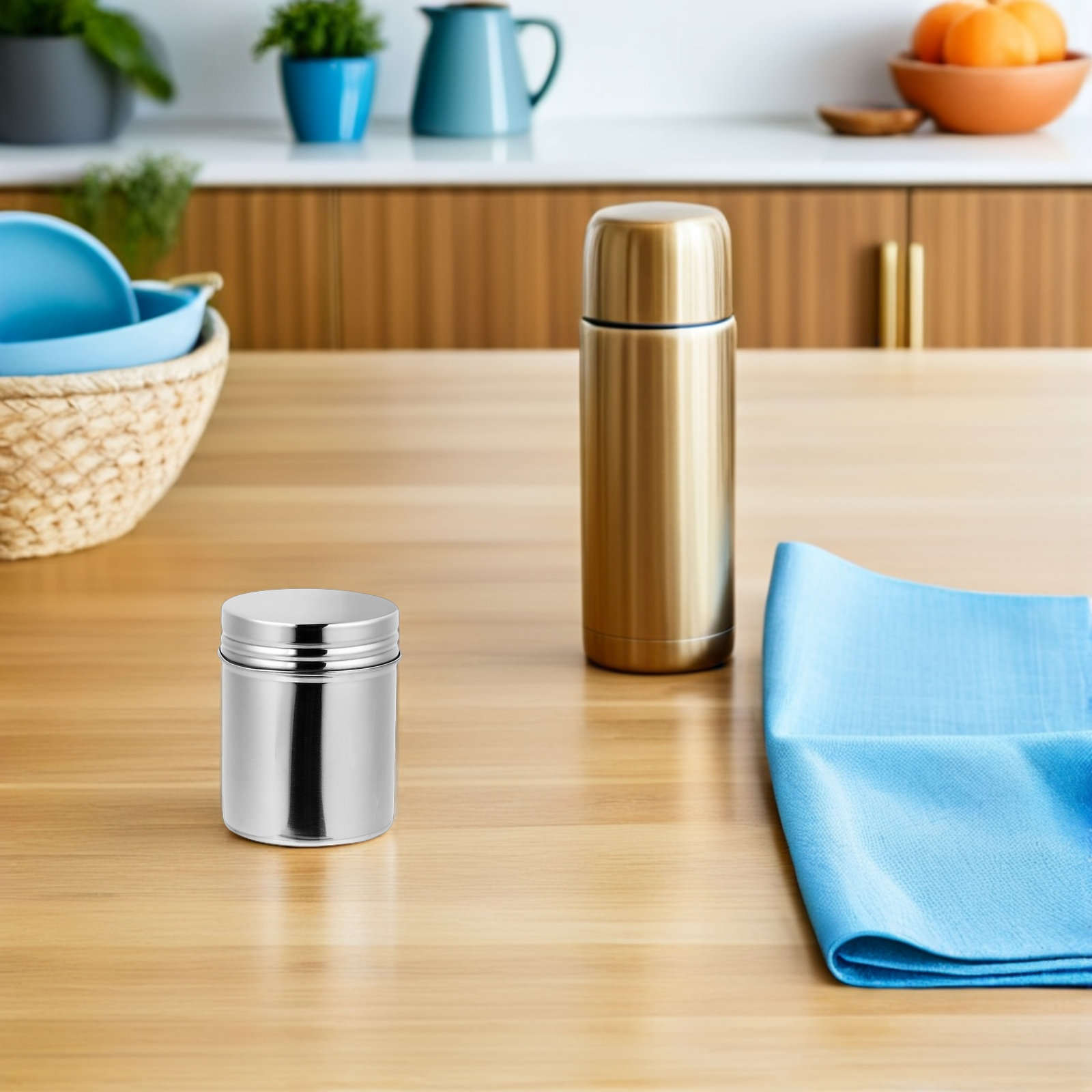 2Pcs Stainless Steel Canisters - Food Storage Stainless Steel 评论和价格