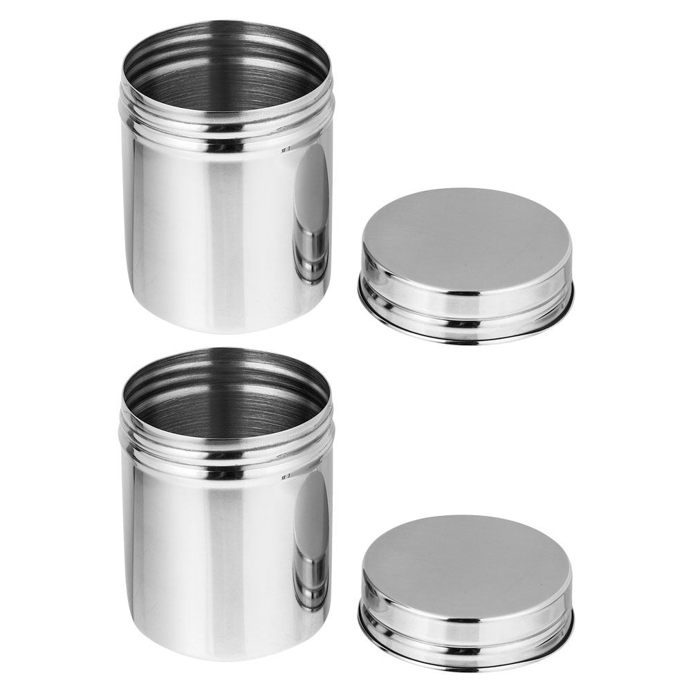 2Pcs Stainless Steel Canisters - Food Storage Stainless Steel 评论和价格