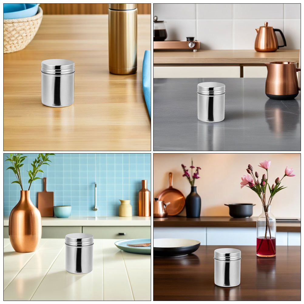 2Pcs Stainless Steel Canisters - Food Storage Stainless Steel 评论和价格