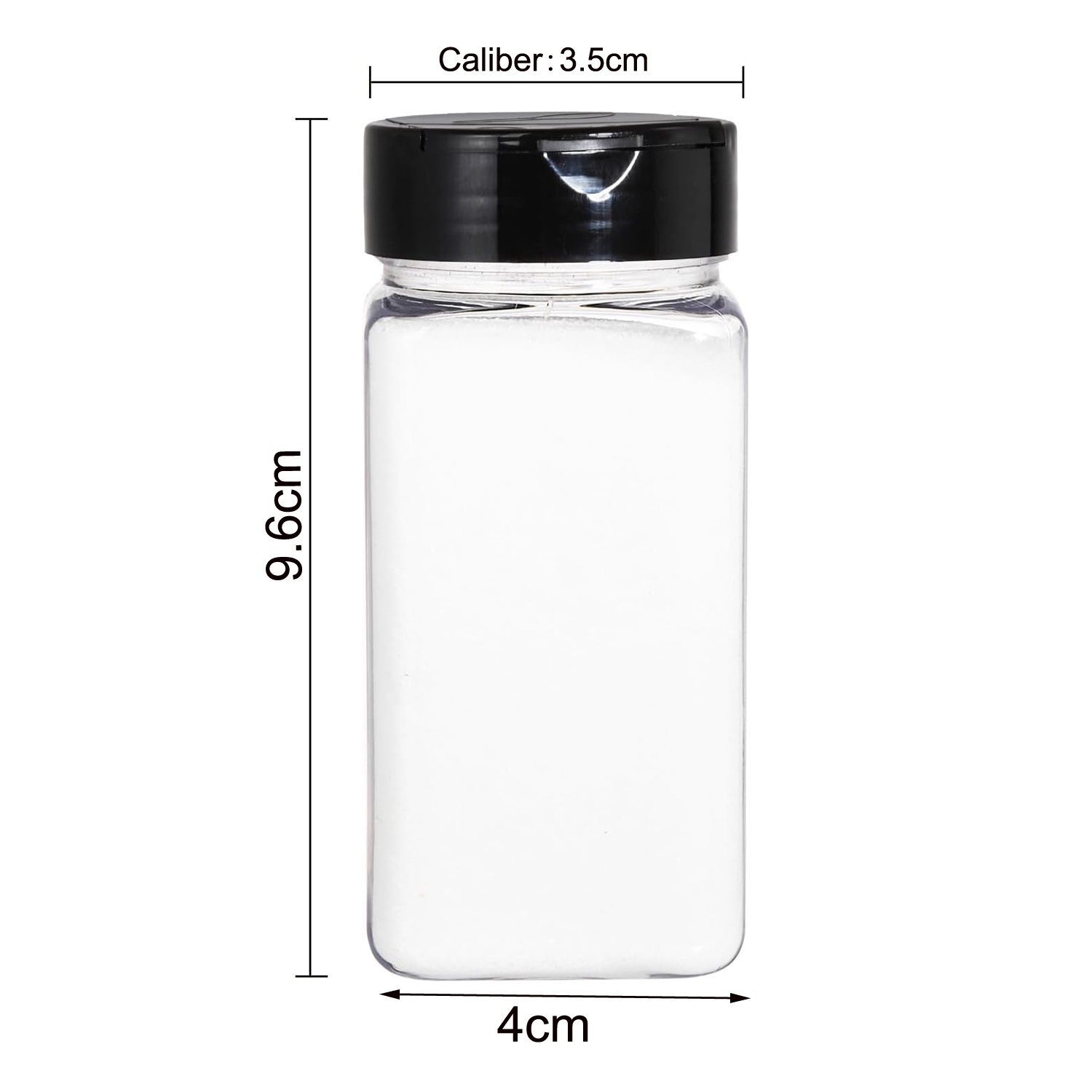 Square Large Plastic Spice Jar - Food Storage Warehouse 评论和价格