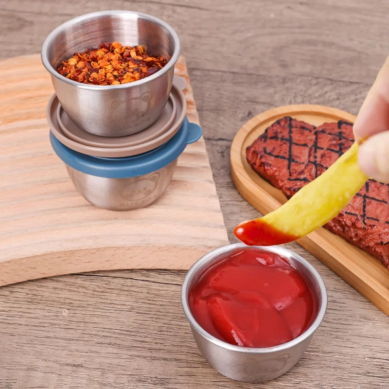 10/1pc 50ml Leakproof Stainles - Silicone Stretch Lid 评论和价格