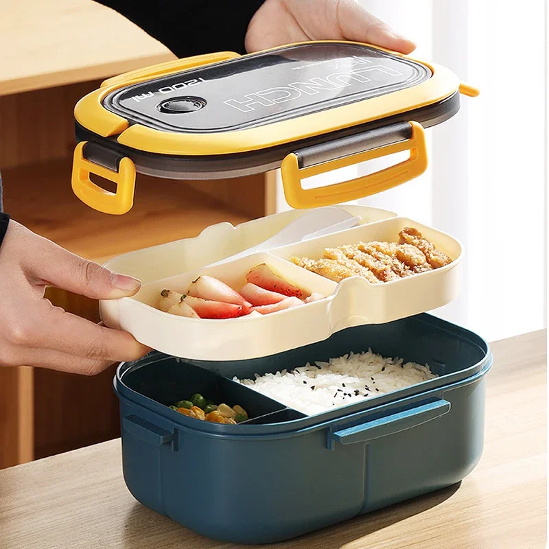 Hot Single Double-layer Lunch  - Food Storage Drawer Organizer 评论和价格