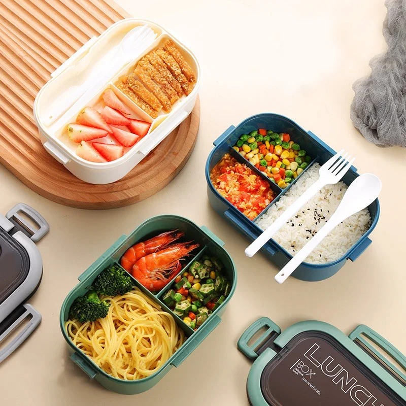 Hot Single Double-layer Lunch  - Food Storage Drawer Organizer 评论和价格