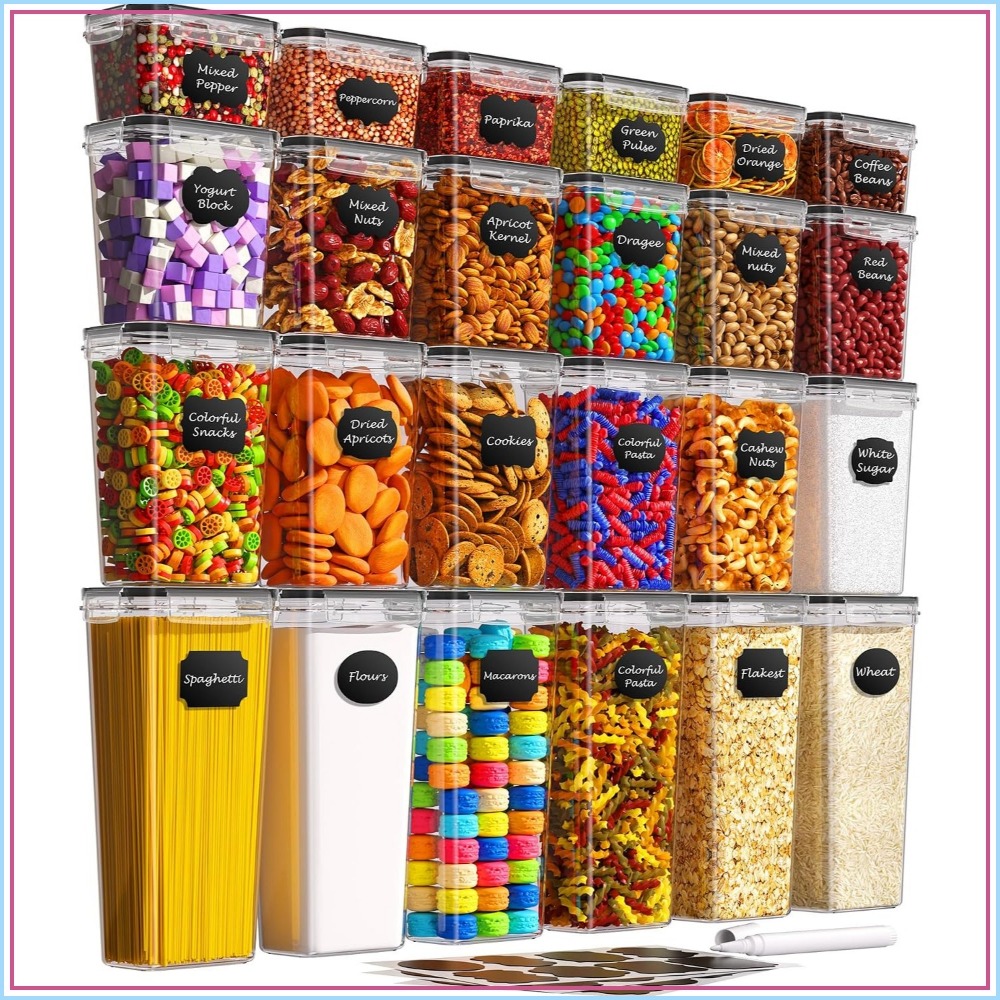 24 PCS Airtight Food Storage C - Food Storage With Lids 评论和价格