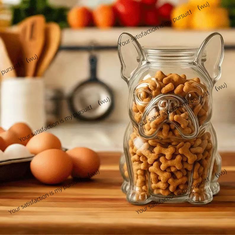 Dog Handling Container Bulldog - Food Storage Glass Containers Large 评论和价格
