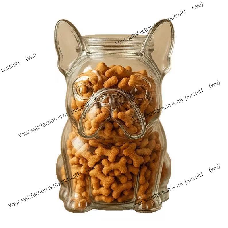 Dog Handling Container Bulldog - Food Storage Glass Containers Large 评论和价格