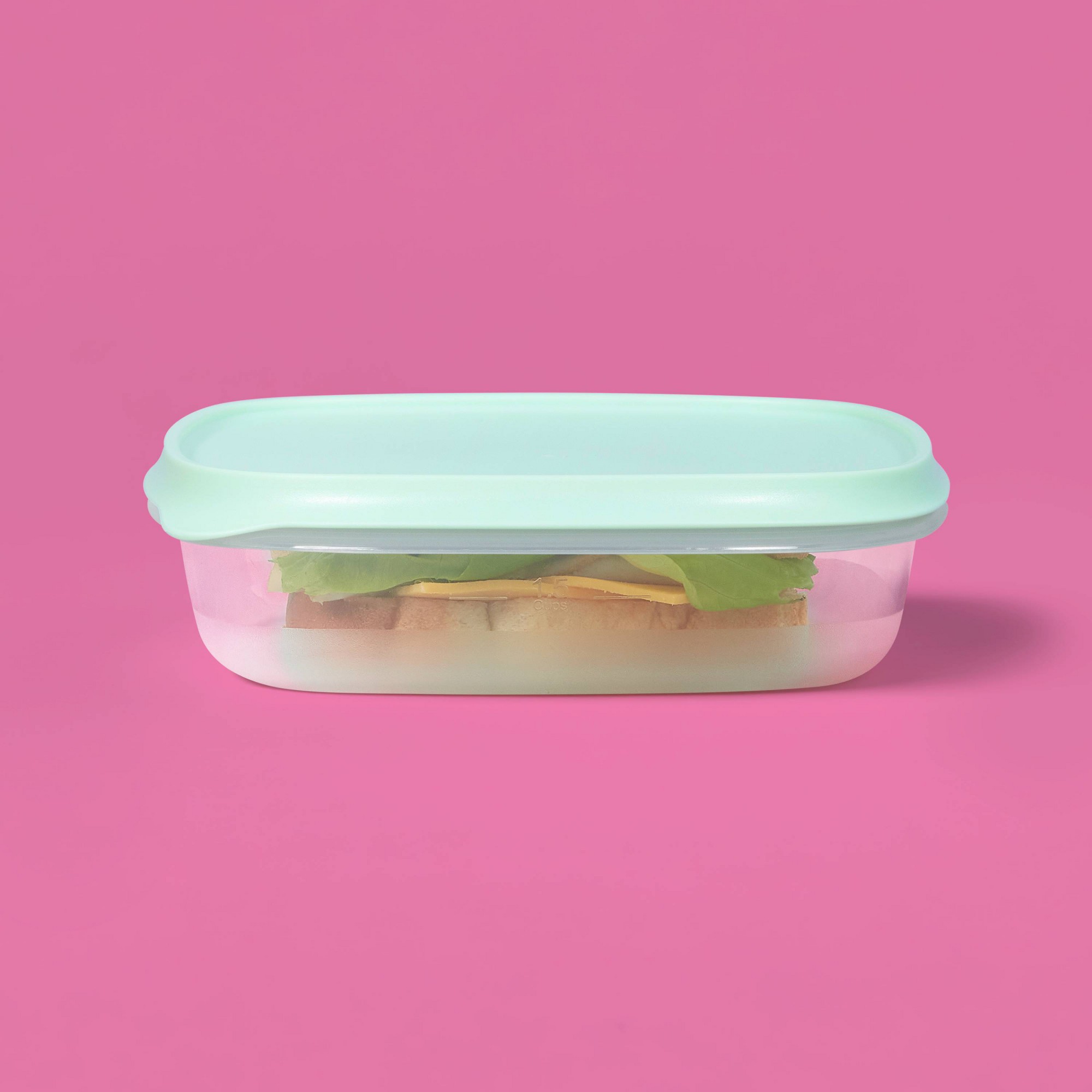 3ct Square Food Storage Contai - Food Storage Meal Prep 评论和价格