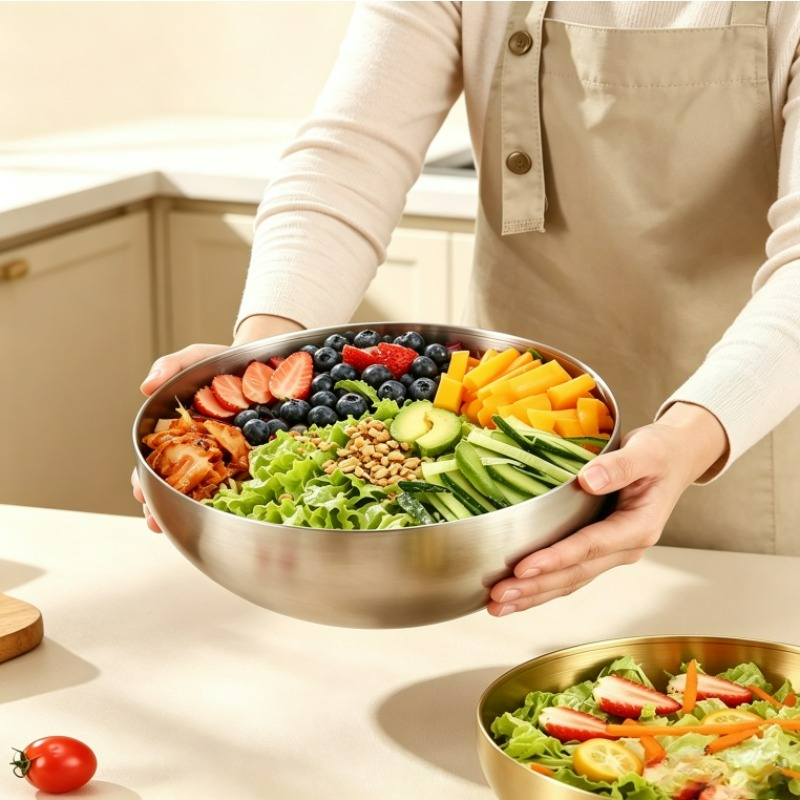 Stainless Steel Mixing Bowls M - Food Storage Stainless Steel 评论和价格