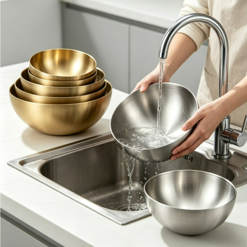 Stainless Steel Mixing Bowls M - Food Storage Stainless Steel 评论和价格