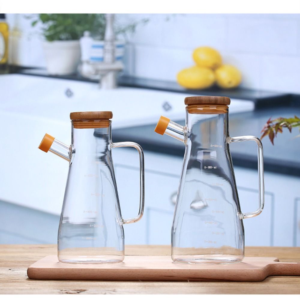 Durable Food-grade Oil Dispens - Food Storage Glass Containers Large 评论和价格