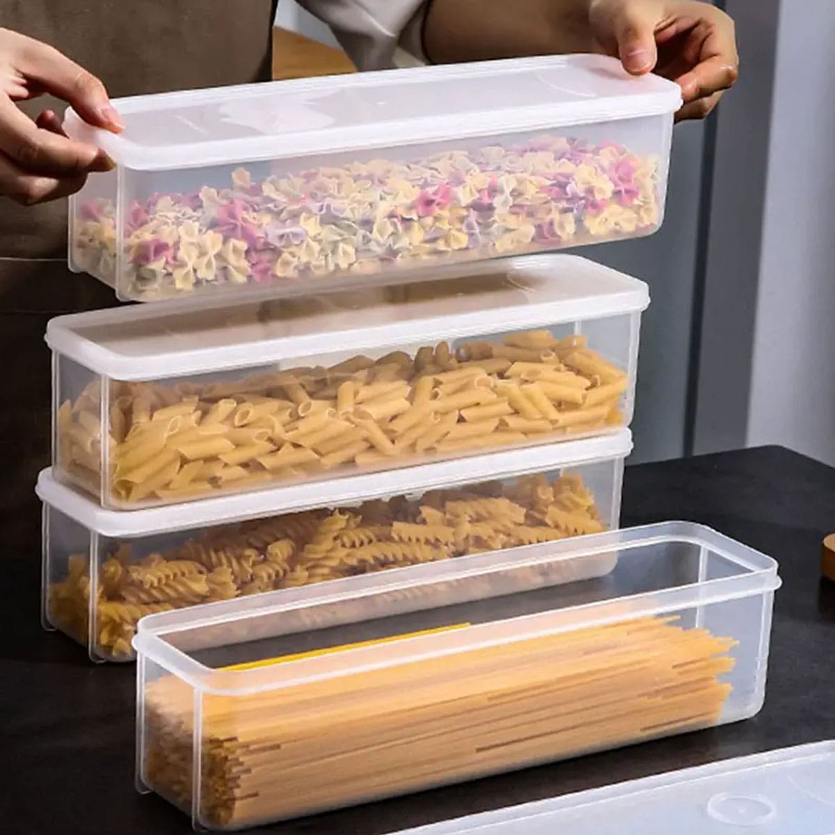 1 Plastic Transparent Storage  - Food Storage Order 评论和价格