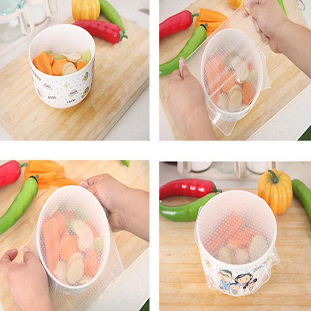 Durable Clear Silicone Stretch - Silicone Stretch Lid 评论和价格